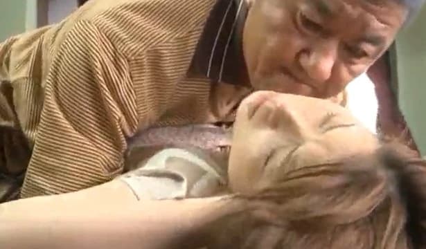 forced a young Japanese woman during massage