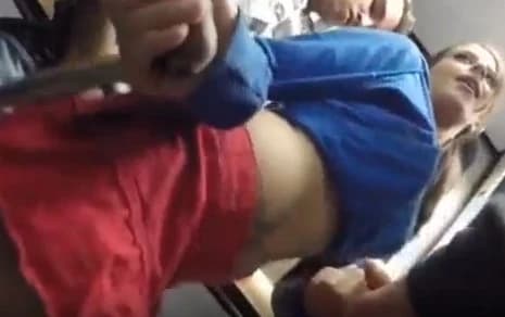 Jerked and sucked strangers in the subway