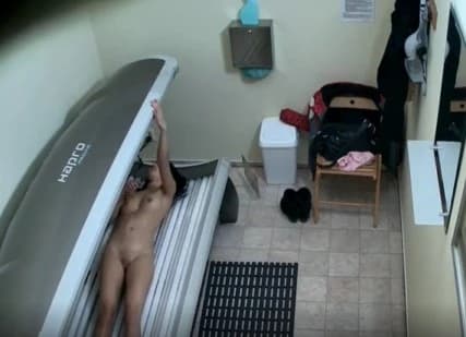 Caught on Hidden Camera in the Solarium