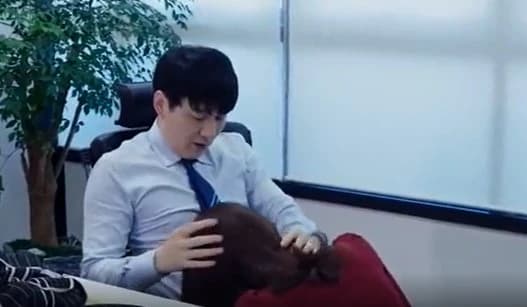 The secretary is working on the boss award