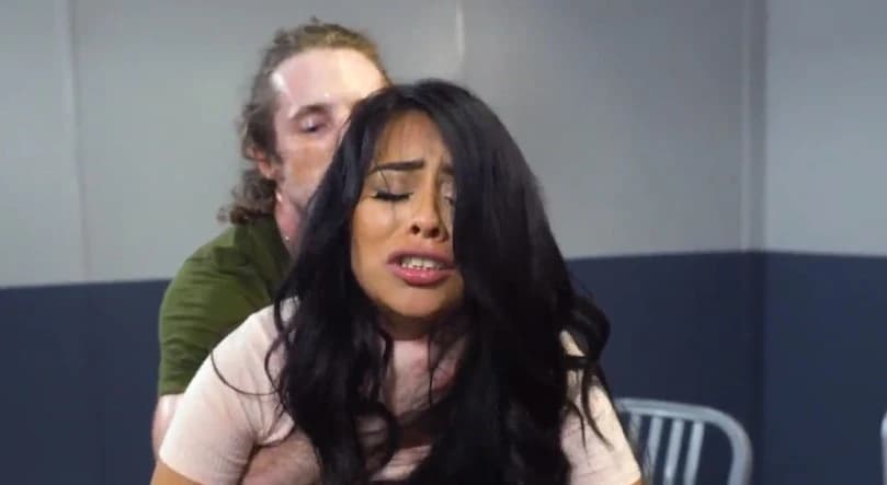 The border guard bent and fucked the Latin immigrant