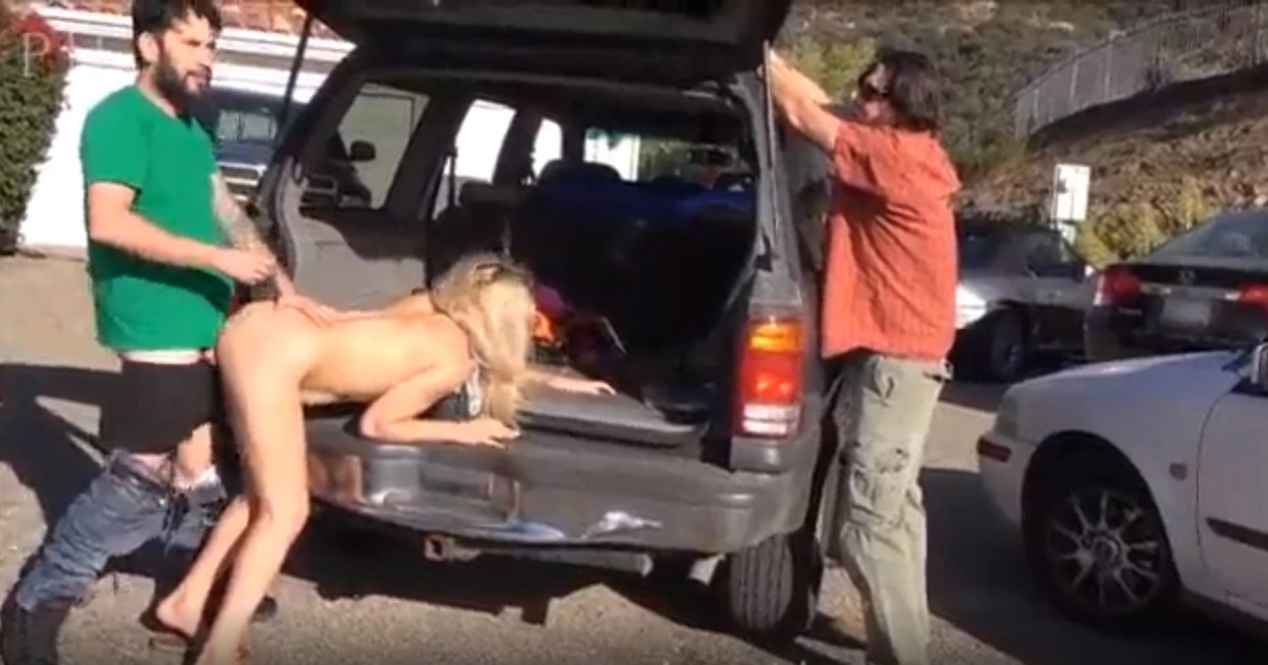 forced his wife in front of a connected husband