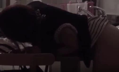 The husband put a hidden camera at home and went to work