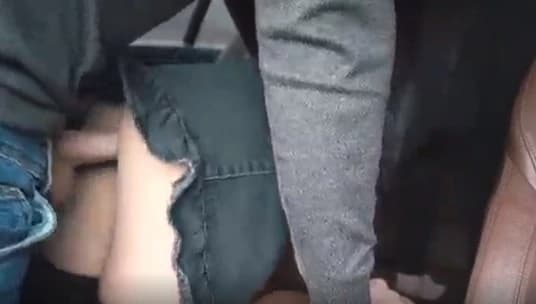 Russian slut surrendered for money in an expensive car