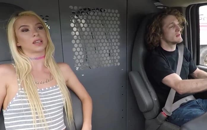 The blonde regretted that she got into the car to the stranger